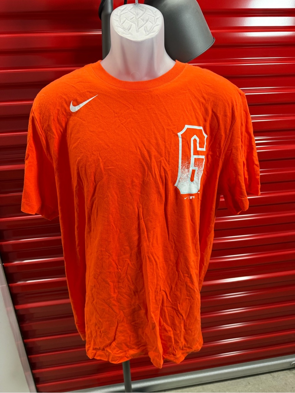 Men's SF Giants Orange Graphic Short-Sleeve T-Shirt